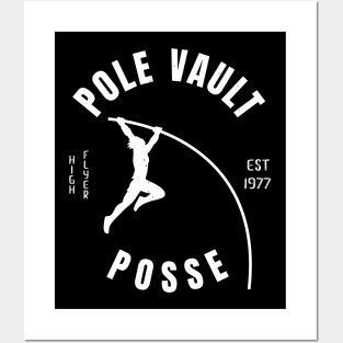 Men Athletics Pole Vault Posse Athlete Gift Posters and Art